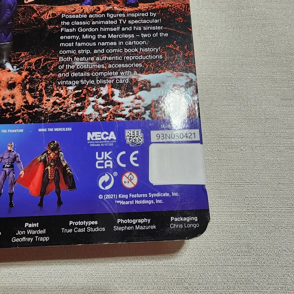 Flash gordon Ming figure NECA figure 7.5''